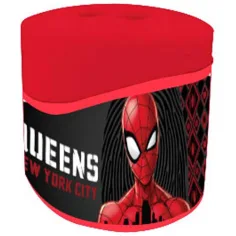 Luna: Ostruh na tužky s motivem Spider-Mana s dvěma otvory a plastovým kontejnerem Avengers, 1 ks obrázek 2