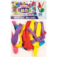 Luna: Různé formy barevných balónků, sada 20 kusů