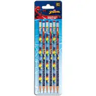 Luna: Sada 6 tužek s gumou Spider-Man