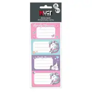 Luna: Samolepky na sešity s motivem Team Unikornis, balení 20 ks