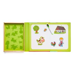 Magnetické puzzle v krabičce - Farma - Woodyland obrázek 3