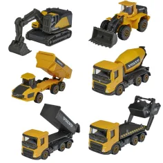 Majorette: Stavební stroje Volvo v různých variantách 1 ks - Simba Toys obrázek 2