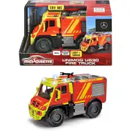 Majorette: Unimog U530 kovové hasičské auto se světlem a zvukem - Simba Toys