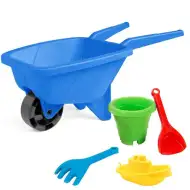 Malé pískoviště kolečko modré s doplňky - Wader