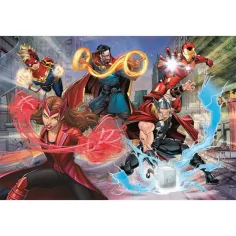 Marvel: Avengers Supercolor třpytivé puzzle 104 dílků - Clementoni obrázek 2