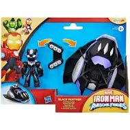 Marvel Iron Man Vozidlo – Black Panther a jeho letadlo Panther Plane – Hasbro