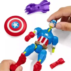 Marvel Mix Mashers: Avengers figurka Kapitána Ameriky s příslušenstvím - Hasbro obrázek 3