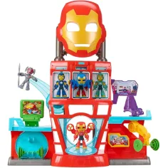 Marvel: Sada hraček Iron Manova základna s figurkami – Hasbro obrázek 2