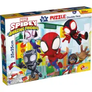 Marvel Spidey 2 v 1, 24dílné puzzle a omalovánka 35x25 cm - Lisciani