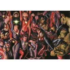 Marvel hrdinové 1000 dílků Compact puzzle 70x50cm - Clementoni obrázek 2