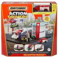Matchbox: Action Drivers Záchranná stanice s vrtulníkem herní set - Mattel