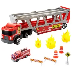 Matchbox hasičský dopravník s doplňky - Mattel obrázek 2