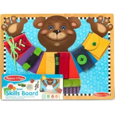 Medvídková dřevěná tabulka pro rozvoj základních dovedností - Melissa & Doug