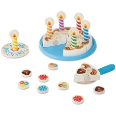 Melissa & Doug: Dřevěná narozeninová dortová sada - Spin Master obrázek 2