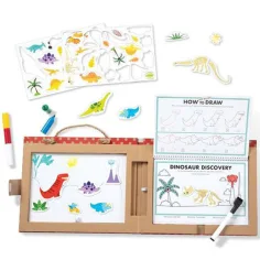 Melissa & Doug: Dinosauří smazatelný kreslící a magnetický kreativní set obrázek 2