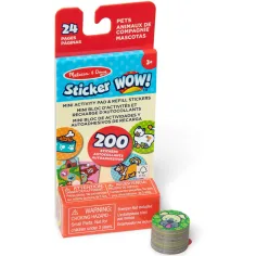 Melissa & Doug: Mini Samolepky Wow! - Zvířata - Spin Master