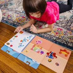 Melissa & Doug: Modrá znovu použitelná nálepka sešit obrázek 3