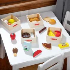 Melissa & Doug: Sada potravin v dřevěných bednách – Spin Master obrázek 2