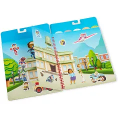 Melissa & Doug: Tlapková patrola Dobrodružný sešit s opětovně použitelnými samolepkami obrázek 2