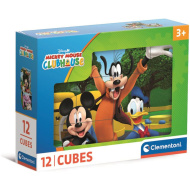 Mickey Mouse 12dílné pohádkové kostky - Clementoni