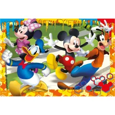 Mickey Mouse 2 v 1, 250dílné puzzle a omalovánka 50x35 cm - Lisciani obrázek 2