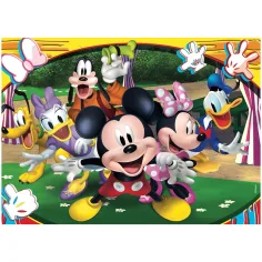 Mickey Mouse 2 v 1, 48dílné puzzle a omalovánka 35x25 cm – Lisciani obrázek 2