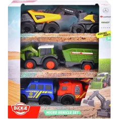 Micro City sada 5 otevíracích autíček - Dickie Toys