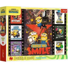 Mimoni 3 filmové záběry 1000dílné puzzle - Trefl