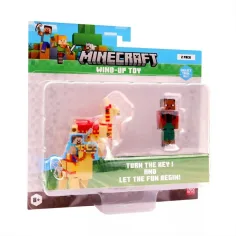 Minecraft 3D figurka s natahovacím zvířátkem 2. série v různých provedeních 1 ks obrázek 2