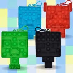 Minecraft Bubblers Mini Pop-it překvapení přívěsek 1ks obrázek 2