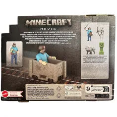 Minecraft: Film – Herní sada Steve a důlní vozík – Mattel obrázek 6