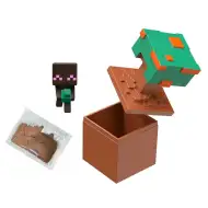 Minecraft Reveal minifigurka v úložném boxu – Azalea – Mattel