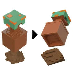 Minecraft Reveal minifigurka v úložném boxu – Azalea – Mattel obrázek 3