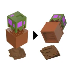 Minecraft Reveal minifigurka v úložném boxu – Dub – Mattel obrázek 3