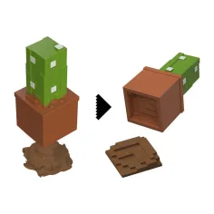Minecraft Reveal minifigurka ve schránce - Kaktus - Mattel obrázek 3