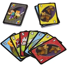 Minecraft UNO karetní hra - Mattel obrázek 2