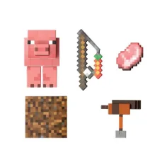 Minecraft: Úroveň diamantu - Figurka prasete - Mattel obrázek 2