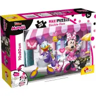 Minnie Mouse 2 v 1 maxi puzzle a omalovánka 35 dílků, 70x50 cm – Lisciani