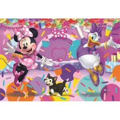 Minnie Mouse a její přátelé Supercolor Maxi puzzle 104 ks - Clementoni obrázek 2