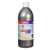 Mlhovina: Stříbrná tekutá tempera v 500ml lahvi.