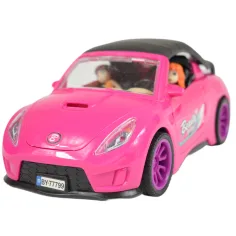Módní sportovní auto: Růžový sportovní auto set s osvětlením a zvukem, vrtulníkem obrázek 10