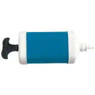 Modrá pumpa na balónky – ruční nafukovač