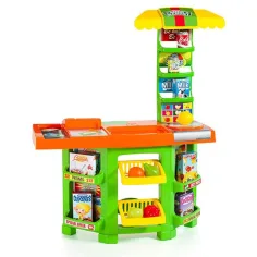 Molto: Mini Market 14dílná hračkářská sada 58x28x77cm obrázek 3