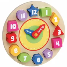Molto: Nature Oh! Clock skládací hodiny ze dřeva hra obrázek 3