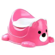 Molto: Růžový medvídek na nočník.