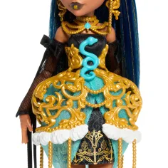 Monster High: Děsivě sladké narozeniny – panenka Cleo De Nile s balónkem a dárkem – Mattel obrázek 2