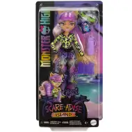 Monster High: Ostrov Scare-adise – panenka Clawdeen Wolf s doplňky - Mattel