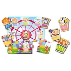 Montessori dřevěné puzzle - Zábavní park obrázek 2