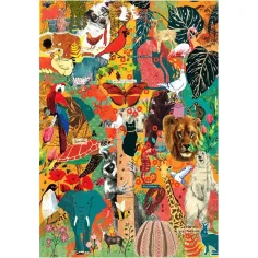 More is More: Zvířata a botanické zázraky HQC 1000dílné puzzle - Clementoni obrázek 2