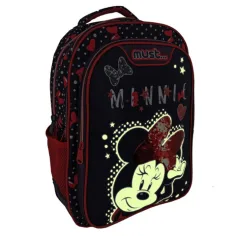 Musí: Minnie Mouse tmavě modro-červený školní batoh, batoh 32x18x43cm obrázek 2